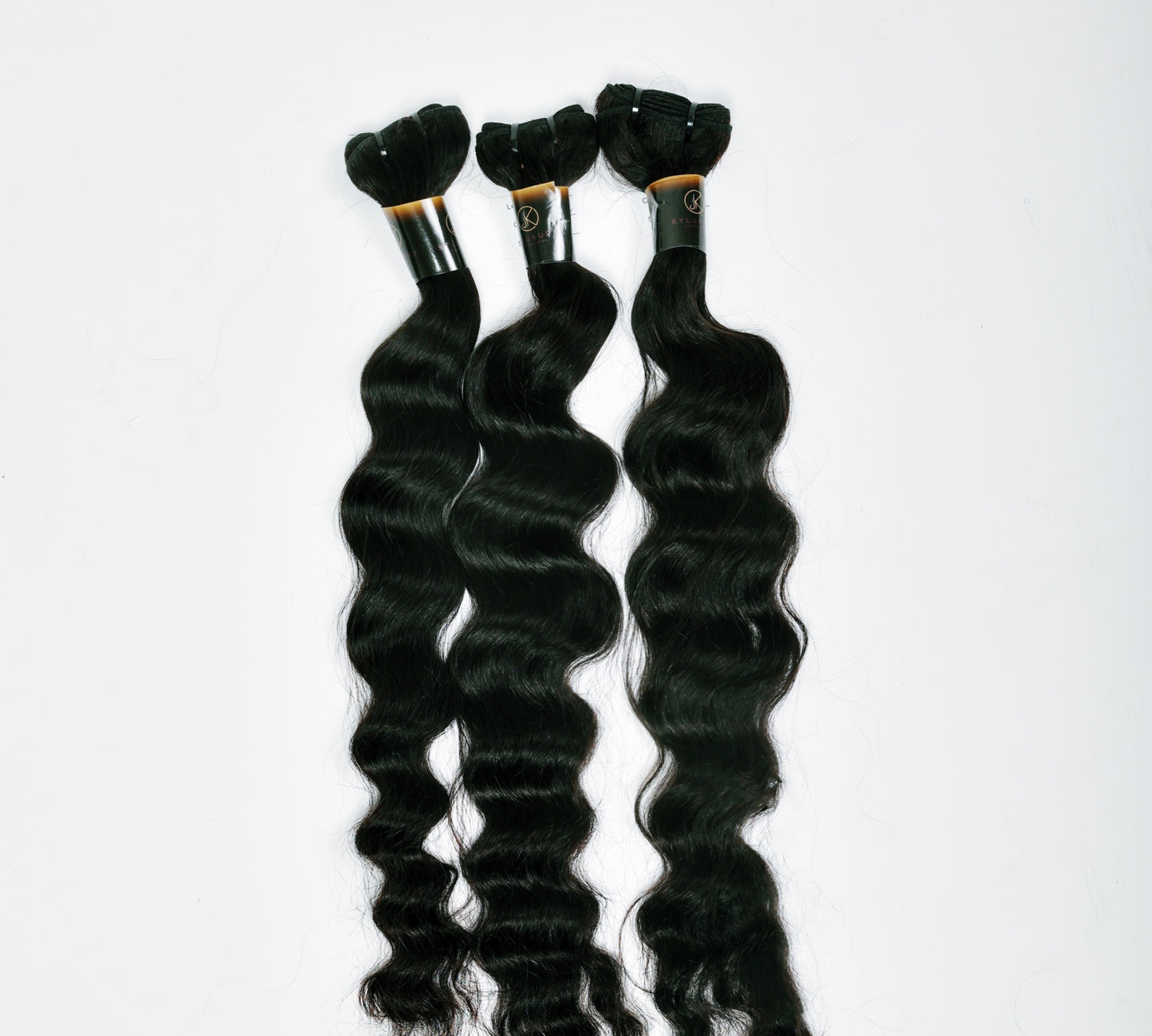 3 Kyluxury 13A Wavy Raw Human Hair  Bundles
